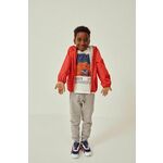 Otroška jakna zippy rdeča barva - rdeča. Otroški Jakna iz kolekcije zippy. Lahek model, izdelan iz gladkega materiala.