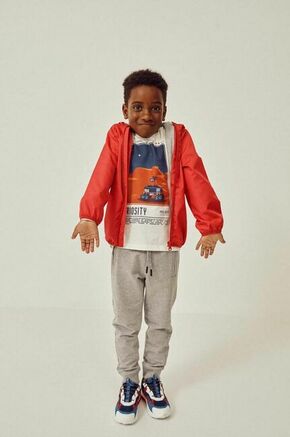 Otroška jakna zippy rdeča barva - rdeča. Otroški Jakna iz kolekcije zippy. Lahek model