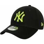 New York Yankees 9Forty Kids MLB League Essential Black Youth Baseball Kapa
