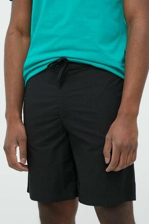 Bombažne kratke hlače United Colors of Benetton črna barva - črna. Kratke hlače iz kolekcije United Colors of Benetton. Model izdelan iz gladke tkanine. Model iz izjemno udobne bombažne tkanine.