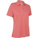 Callaway Womens Swing Tech Solid Polo Coral Paradise L