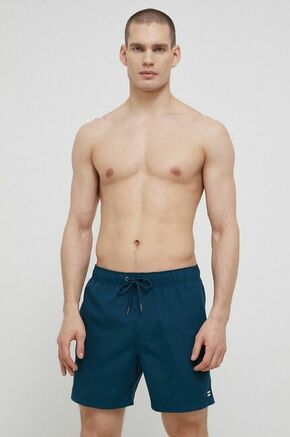 Billabong kopalne hlače - turkizna. Plavajoče hlače iz zbirke Billabong. Model narejen iz tkanina.