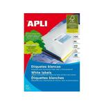 APLI bele nalepke 70 x 35 mm, 24/stran, 100 listov, AP001272