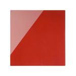 BI-OFFICE tabla stenska GL140301 steklena 38x38 cm, rdeča magnetna