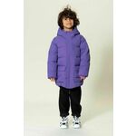 Otroška jakna Gosoaky TIGER EYE vijolična barva - vijolična. Otroška jakna iz kolekcije Gosoaky. Podložen model, izdelan iz materiala, ki ščiti pred mrazom, vetrom in snegom.