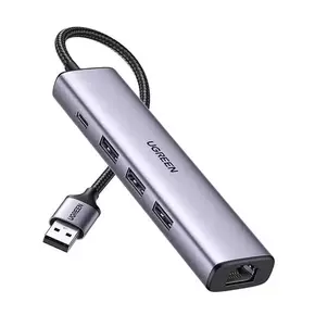 Ugreen 5in1 HUB adapter 3x USB 3.0 / RJ45 / USB-C