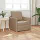 Vidaxl Floor Sofa Bed 2-v-1 Kavna 74x77x81 cm Umetno usnje