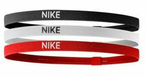 Naglavni trakovi Nike 3-pack rdeča barva - rdeča. Naglavni trak iz kolekcije Nike. Model izdelan iz prožnega materiala.