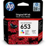 Črnilo HP 653 Tri-color za DJ PLUS 6000/6400/6475