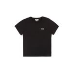 BOSS otroški t-shirt 110-152 cm - črna. T-shirt iz kolekcije BOSS. Model izdelan iz enobarvne pletenine.