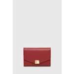 Denarnica Answear Lab ženski, rdeča barva - rdeča. Srednje velika denarnica iz kolekcije Answear Lab. Model izdelan iz ekološkega usnja.