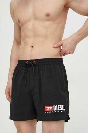 Kopalne kratke hlače Diesel črna barva - črna. Kopalne kratke hlače iz kolekcije Diesel