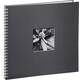 Hama klasični spiralni album FINE ART 36x32 cm, 50 strani, siv, bele strani