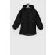 Otroška jakna Columbia črna barva - črna. Otroška Jakna iz kolekcije Columbia. Delno podloženi model izdelan iz enobarvne tkanine.