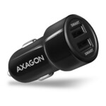 AXAGON PWC-5V5, SMART polnilec za avto, 2x vrata 5V-2,4A 2,4A, 24W
