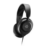 SteelSeries Arctis Nova 1 gaming slušalke, črne, 3.5 mm, 93dB/mW, mikrofon