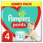 Pampers Pants Jumbo Pack plenice, velikost 4, 9-15 kg, 52 kos