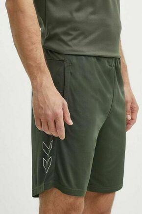Kratke hlače za vadbo Hummel Flex Mesh zelena barva - zelena. Kratke hlače za vadbo iz kolekcije Hummel. Model izdelan iz hitrosušečega materiala.