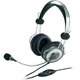 Genius HS-04SU slušalke, 3.5 mm, siva/črna, 102dB/mW, mikrofon
