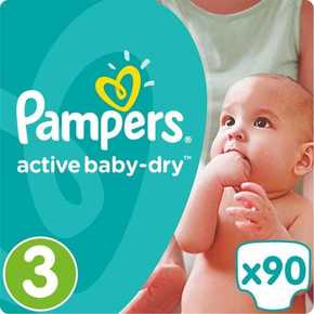 Pampers plenice Active Baby 3 Midi