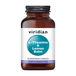 L-Theanin z meliso Viridian, vodotopna aminokislina (90 kapsul)