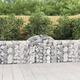 Obokane gabion košare 50 kosov 200x30x80/100 cm cinkano železo - vidaXL - Srebrna - 895 - 200 x 30 x 80/100 cm - vidaXL
