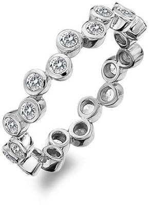 Hot Diamonds Luksuzen srebrni prstan z vrhom topaz DR208 (Obseg 55 mm) srebro 925/1000
