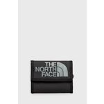 Denarnica The North Face črna barva - črna. Mala denarnica iz kolekcije The North Face. Model izdelan iz tekstilnega materiala.