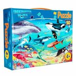 Dino World Puzzle Podvodni svet 50 kosov, 50 kosov, velikost 58x40 cm, starost 4+