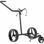 Jucad Carbon Shine 3-Wheel Shiny Black Ročni voziček za golf