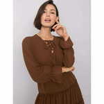 ITALY MODA Ženska obleka YANA brown DHJ-SK-12310.61P_356000 Univerzalni