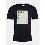 Calvin Klein Majica Square Logo K10K112503 Mornarsko modra Regular Fit