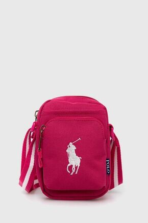 Otroška torbica za pas Polo Ralph Lauren roza barva - roza. Majhna torbica za pas iz kolekcije Polo Ralph Lauren. na zapenjanje