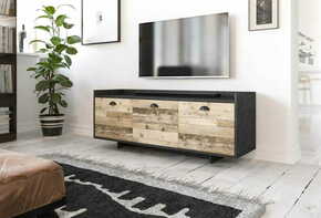 Furnitura TV OMARICA KORI grafit + starani les 140 CM