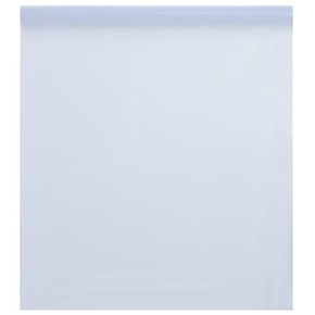 Vidaxl Folija za okna statična matirana prozorna bela 90x500 cm PVC