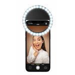 Dodatek za pametni telefon CELLULALRINE Selfie Ring Pocket, mini, za na telefon, črn