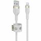 Belkin belkin kabel usb-a - ltg pleteni silikonski 3m bel