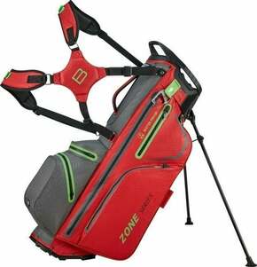 Bennington Zone Stand Bag Red/Canon Grey/Yellow Golf torba Stand Bag