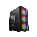 DeepCool Matrexx 55 Mesh V4 ohišje, črno, midi, ATX, mATX