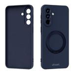 Gumiran magnetni ovitek s stojalom (TPU Ring) za Samsung Galaxy A57 5G, temno
