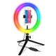 CONNECT IT Selfie10RGB okrogla 10-palčna RGB LED luč