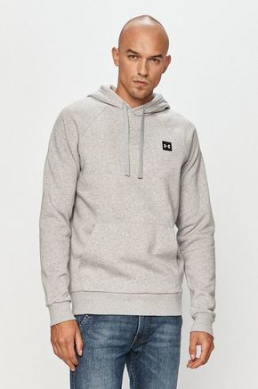 Under Armour Pulover UA Rival Fleece Hoodie-GRY S