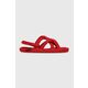 Sandali Bohonomad Bodrum ženski, rdeča barva - rdeča. Sandali iz kolekcije Bohonomad. Model izdelan iz tkanine, odporne na klor in morsko vodo. Izdelek je veganski in izdelan v skladu z načeli trajnostnega razvoja.