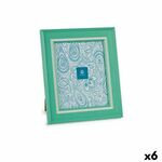 NEW Okvir za fotografije Kristal Zelena Plastika (6 kosov) (2 x 33 x 28 cm)