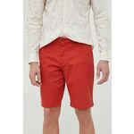 Kratke hlače Tommy Hilfiger Harlem 1985 moške, rdeča barva - rdeča. Kratke hlače iz kolekcije Tommy Hilfiger. Model izdelan iz tanke, elastične tkanine.