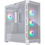 Cougar Duoface Pro RGB ohišje, belo, midi, bez napajanja, ATX, mATX, EATX