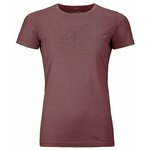 Ortovox 120 Tec Lafatscher Topo T-Shirt W Mountain Rose M Majica na prostem