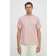 Bombažna kratka majica Pepe Jeans moški, roza barva - roza. Kratka majica iz kolekcije Pepe Jeans, izdelana iz tanke, elastične pletenine. Model iz zračne bombažne tkanine.