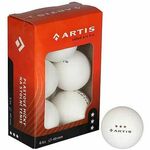 Artis Artis 3 zvezdne kroglice za namizni tenis bela embalaža: 6 kom