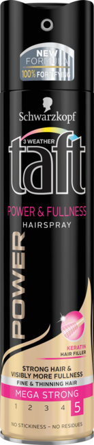 Taft Moč in popolnost lak za lase Mega Strong 5 ( Hair Spray) 250 ml